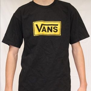 Vans black graphic tee